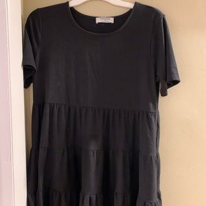 Zenana black baby doll shirt